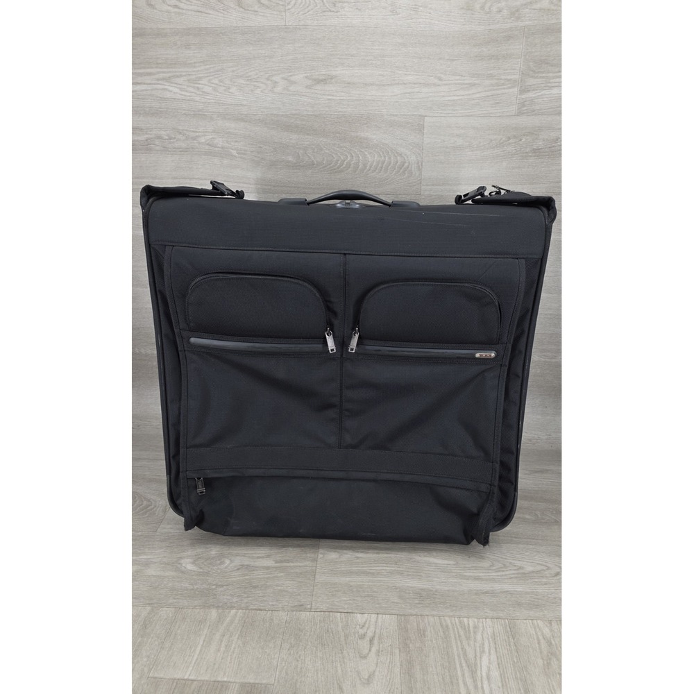 TUMI Alpha 24 XL Extended Stay 2-Wheel Rolling Garment Bag Black Nylon 22032D4